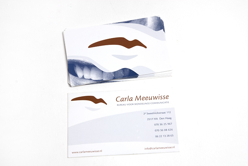 Carla Meeuwisse identiteit visitekaartje