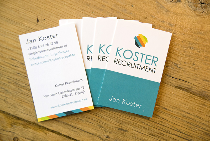Koster Recruitment Identity Businesscards