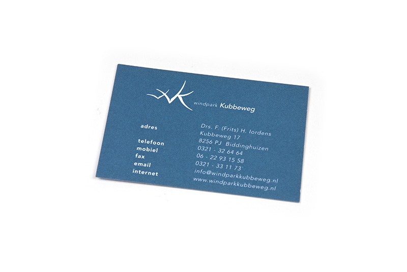 Windpark Kubbeweg Businesscard